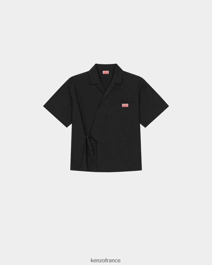 vêtements Kenzo chemise kimono paris noir Hommes LFF6X0215
