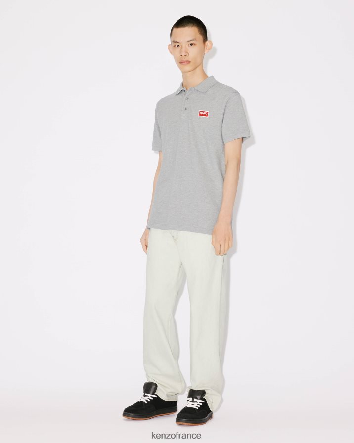 vêtements Kenzo polo parisien gris perle Hommes LFF6X0184