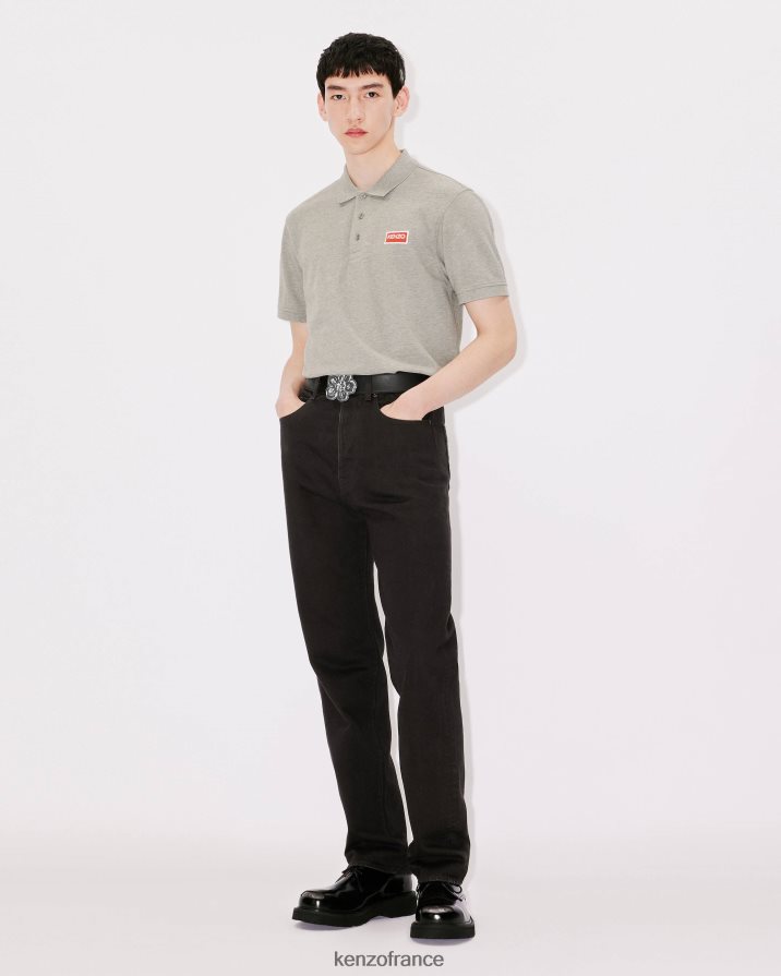vêtements Kenzo polo parisien gris perle Hommes LFF6X0184