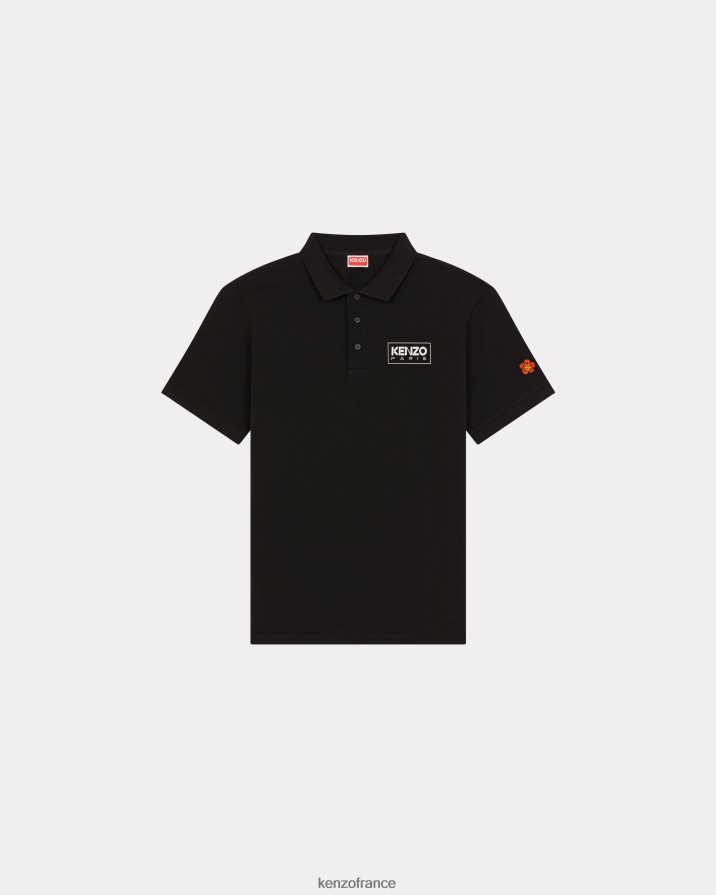 vêtements Kenzo polo parisien noir Hommes LFF6X0193