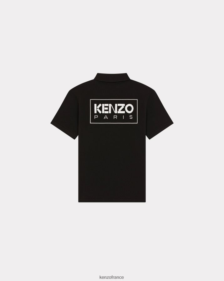 vêtements Kenzo polo parisien noir Hommes LFF6X0193