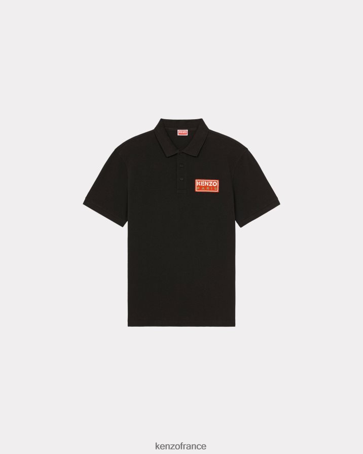 vêtements Kenzo polo parisien noir Hommes LFF6X094
