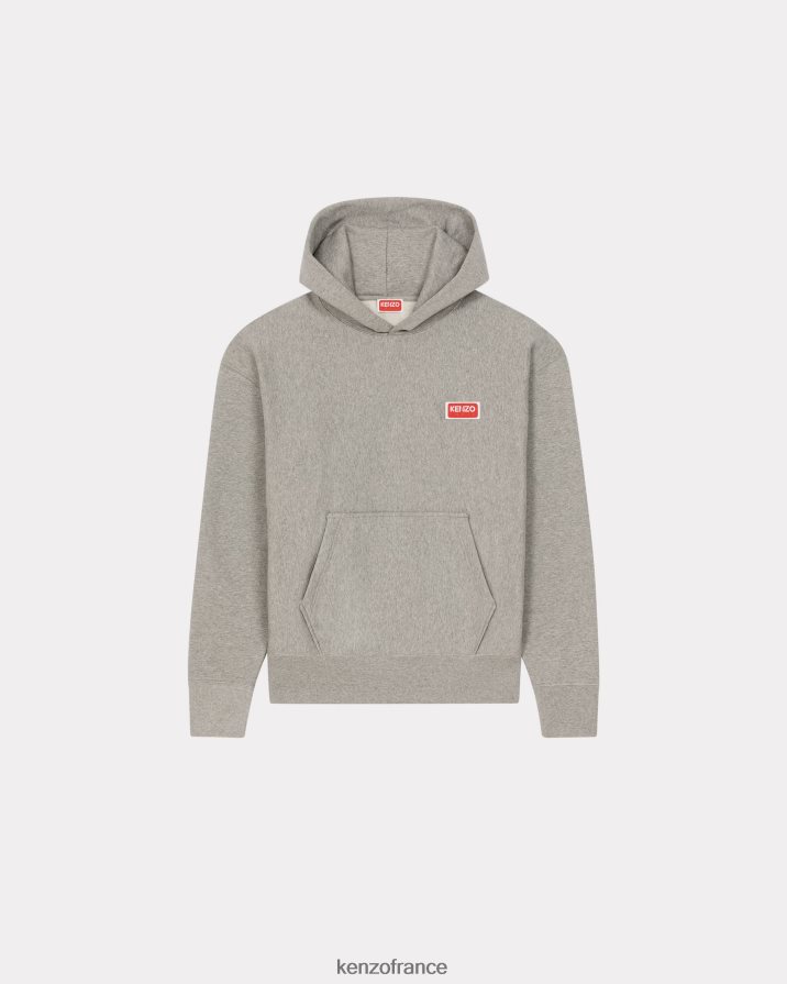 vêtements Kenzo sweat oversize à capuche paris gris perle Hommes LFF6X075