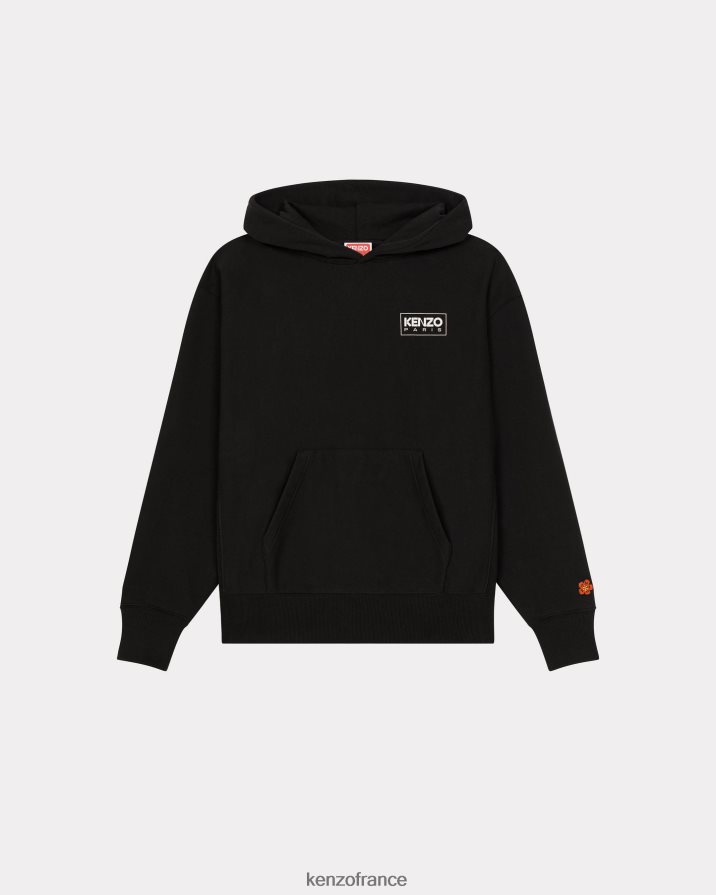vêtements Kenzo sweat oversize à capuche paris noir Hommes LFF6X053