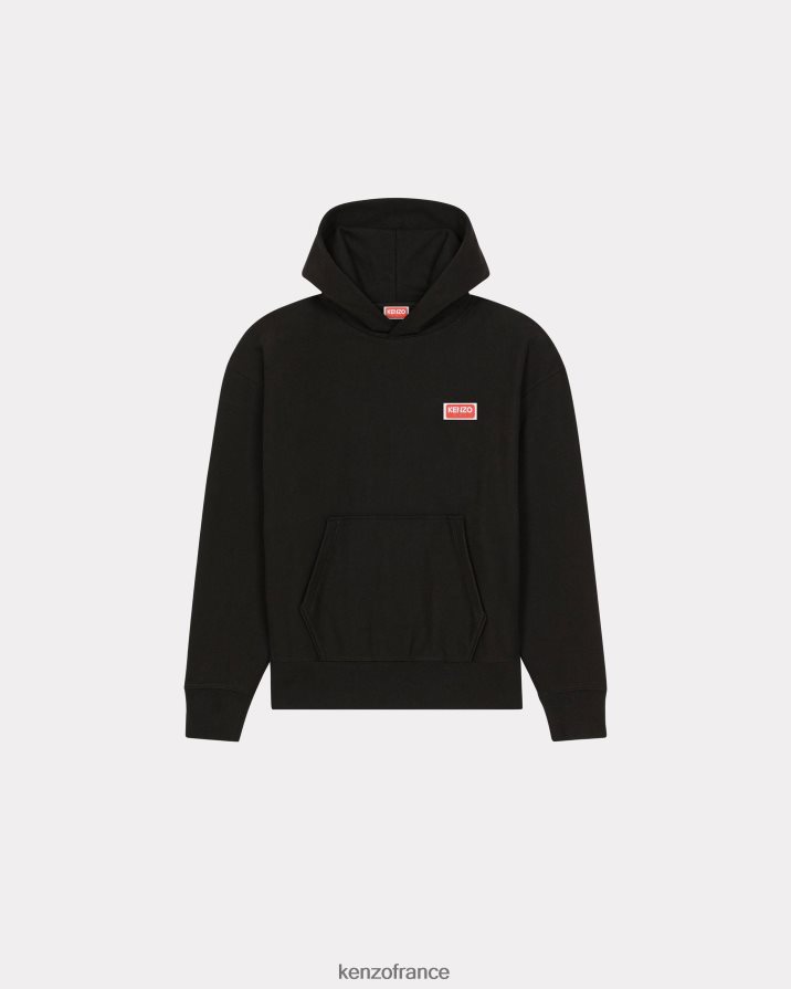 vêtements Kenzo sweat oversize à capuche paris noir Hommes LFF6X087