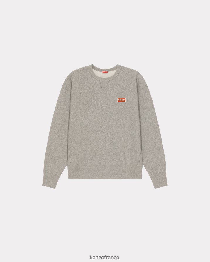 vêtements Kenzo sweat oversize paris gris perle Hommes LFF6X080