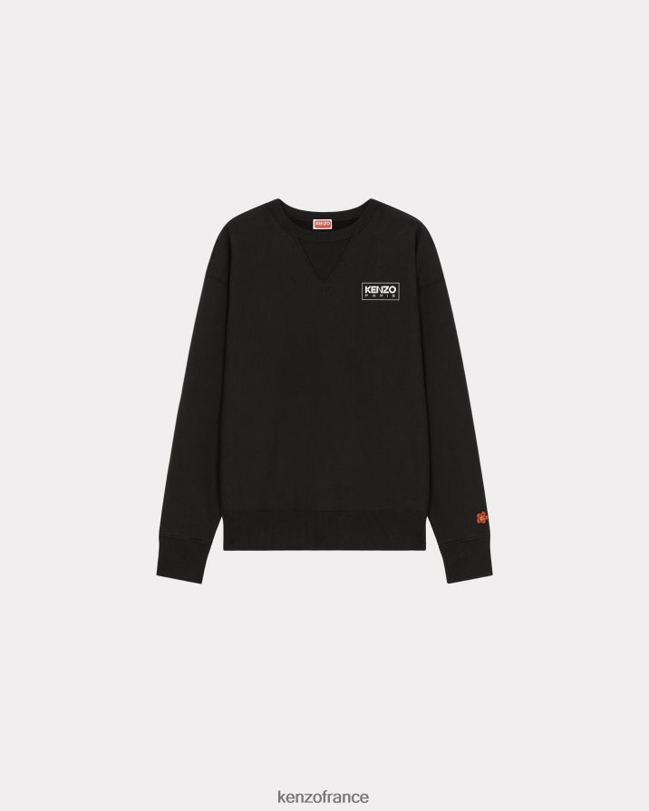 vêtements Kenzo sweat oversize paris noir Hommes LFF6X042