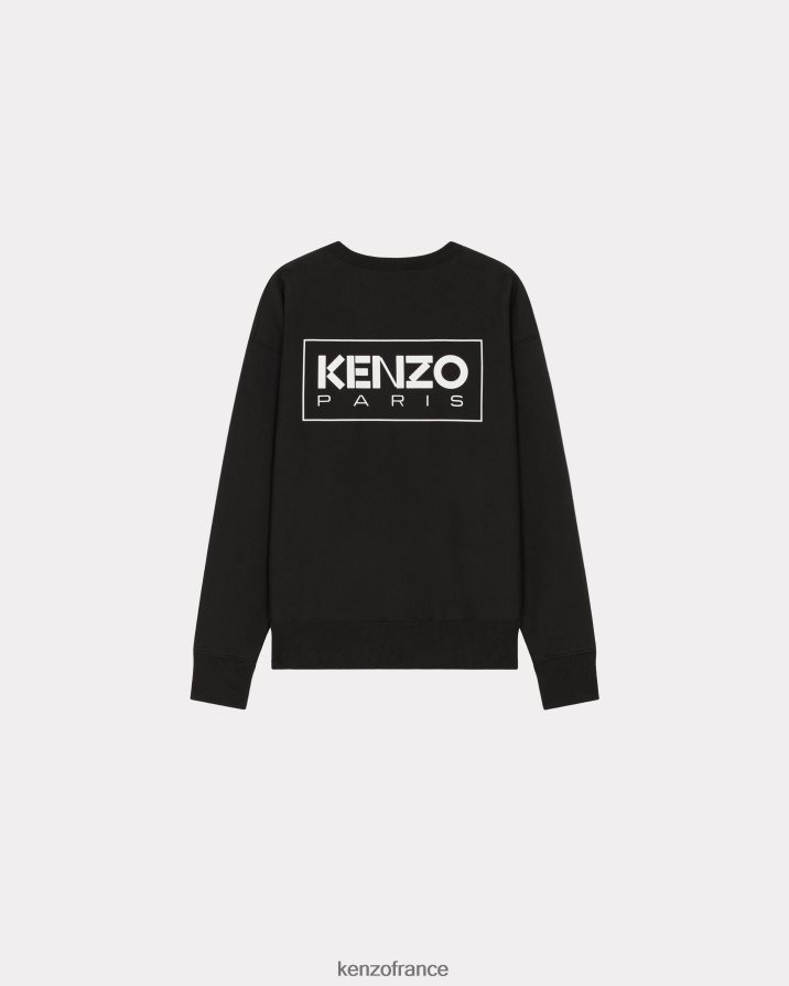 vêtements Kenzo sweat oversize paris noir Hommes LFF6X042