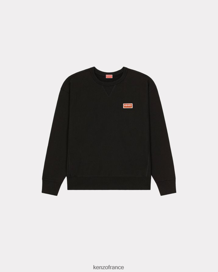 vêtements Kenzo sweat oversize paris noir Hommes LFF6X078