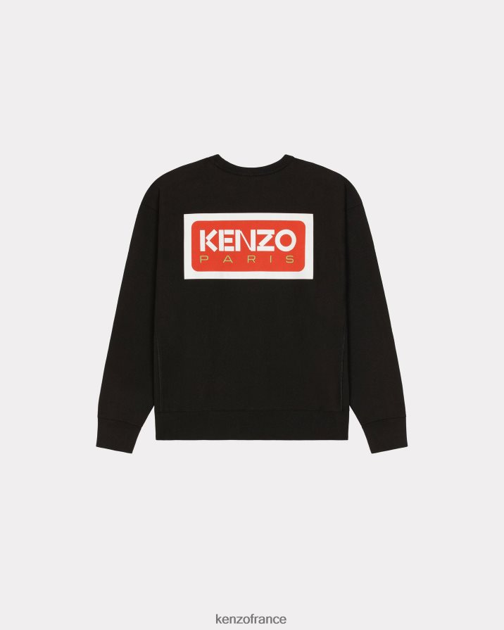 vêtements Kenzo sweat oversize paris noir Hommes LFF6X078