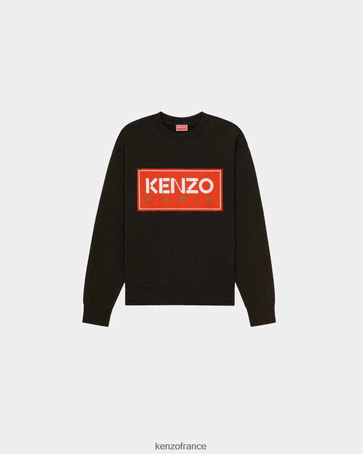 vêtements Kenzo sweat parisien noir Hommes LFF6X023