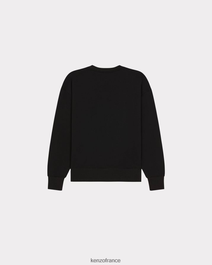 vêtements Kenzo sweat-shirt cible noir Hommes LFF6X0312