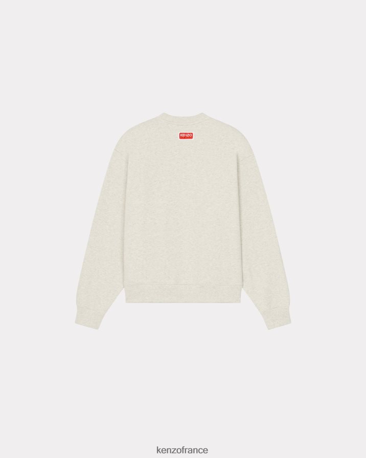 vêtements Kenzo sweat-shirt fleur de boke gris pale Hommes LFF6X091