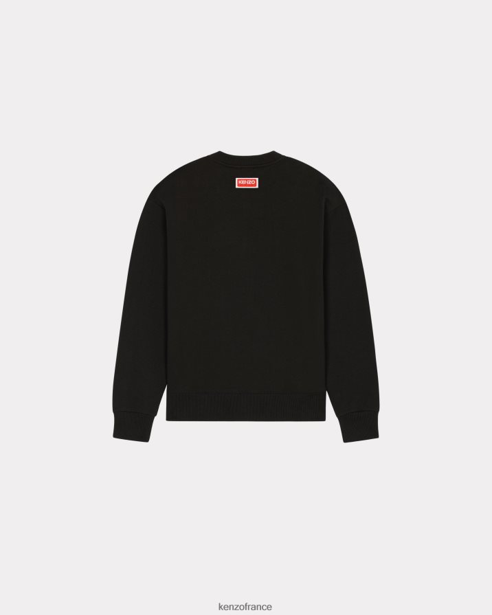 vêtements Kenzo sweat tigre varsity jungle noir Hommes LFF6X0114