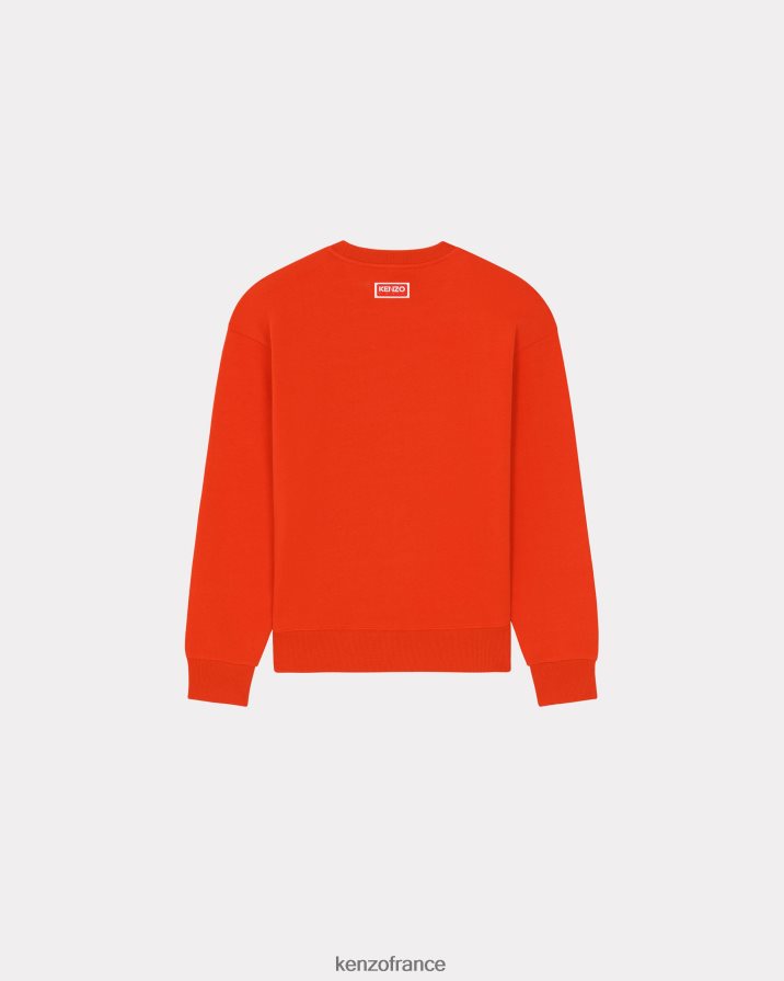 vêtements Kenzo sweat tigre varsity jungle rouge moyen Hommes LFF6X086