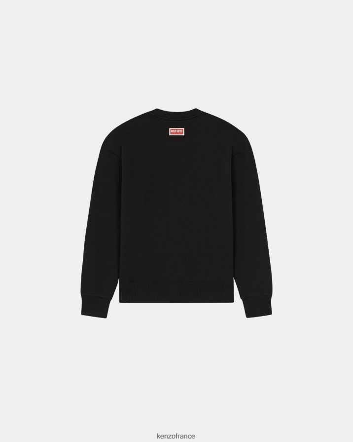 vêtements Kenzo sweat 'varsity jungle' éléphant noir Hommes LFF6X064