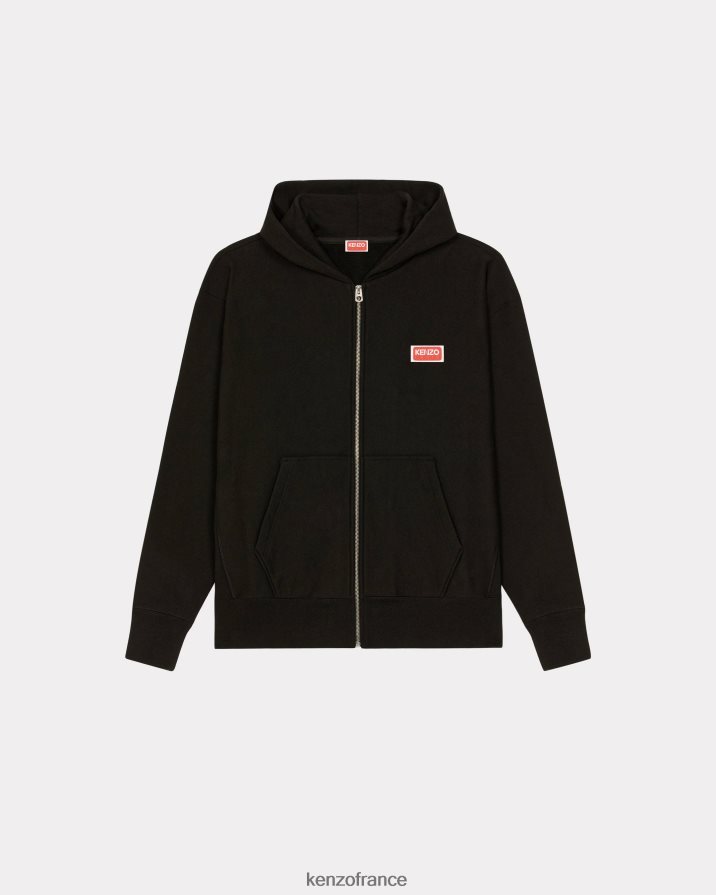 vêtements Kenzo sweat zippé oversize paris noir Hommes LFF6X079