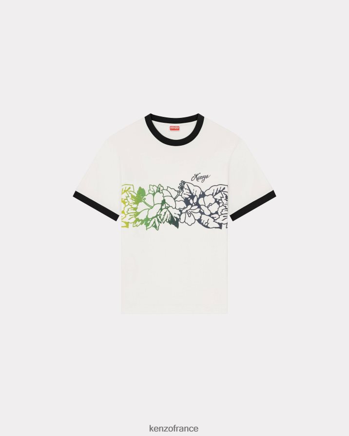 vêtements Kenzo T-shirt slim "tatouage de fleurs aloha" multicolore Hommes LFF6X0224