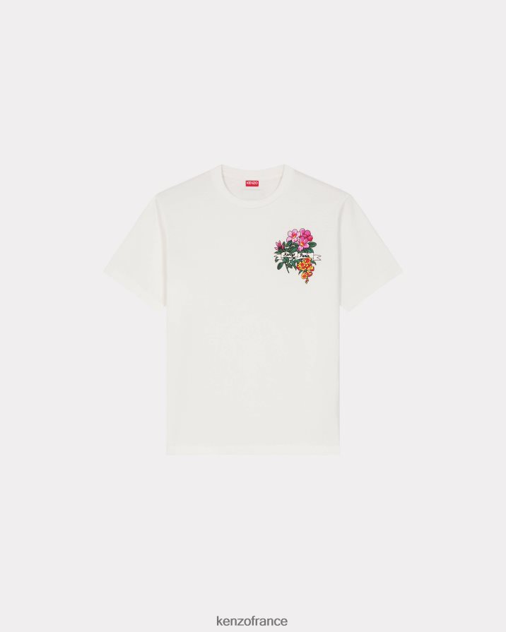 vêtements Kenzo T-shirt "tatouage de fleurs aloha" blanc cassé Hommes LFF6X092