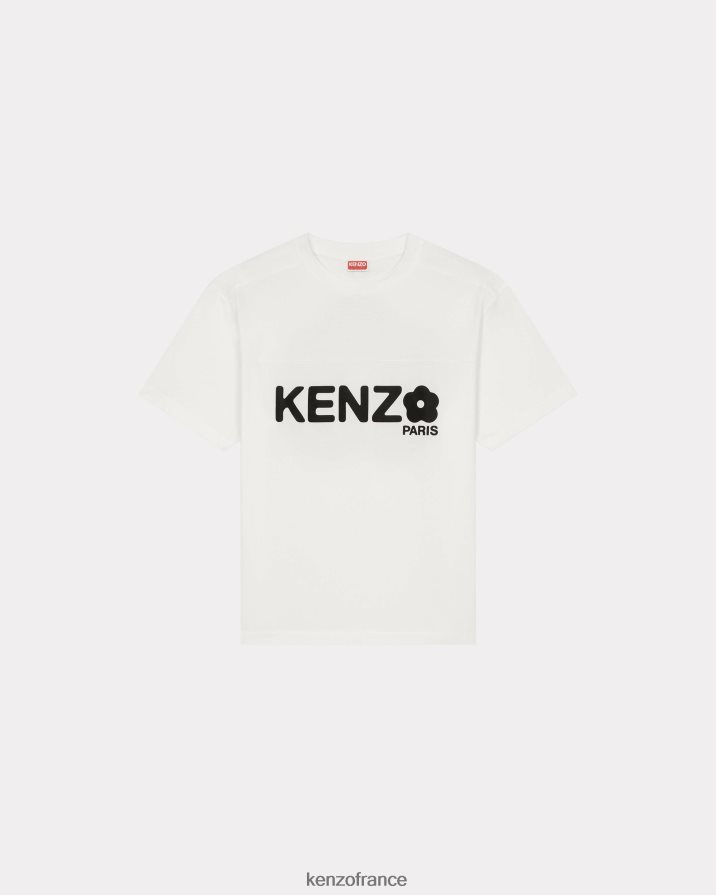 vêtements Kenzo t-shirt oversize "boke flower 2.0" blanc cassé Hommes LFF6X010