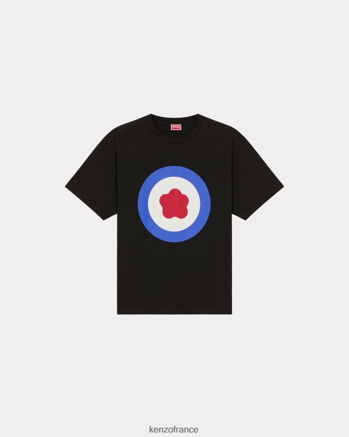 vêtements Kenzo t-shirt oversize "cible" noir Hommes LFF6X0216