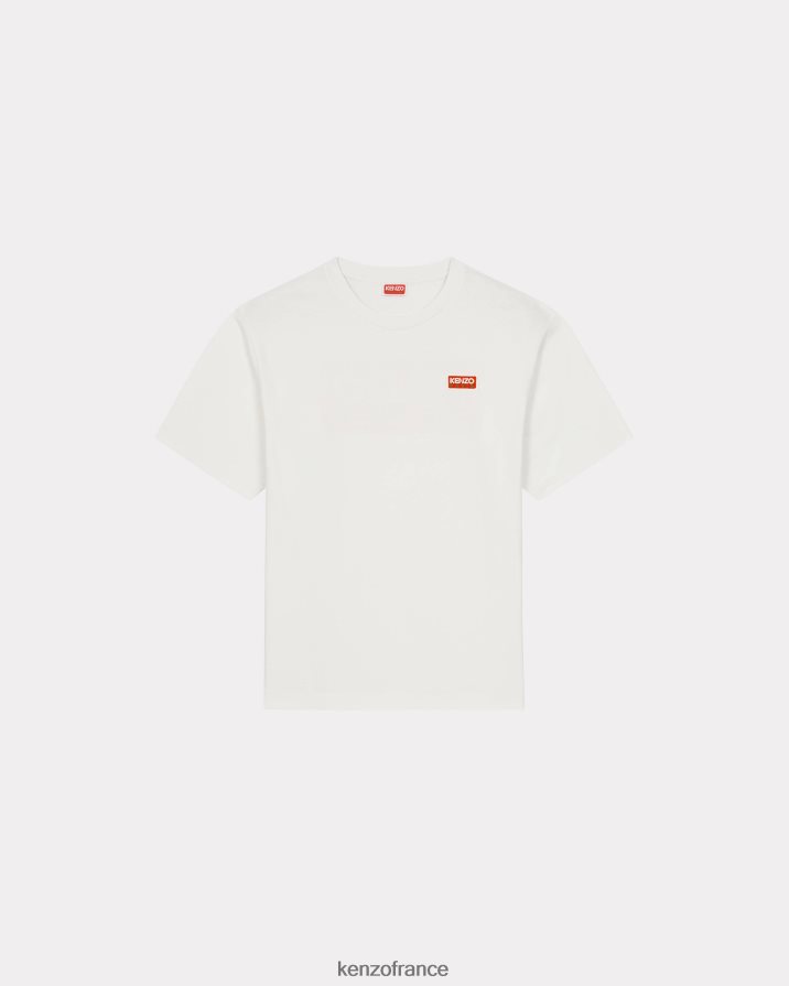 vêtements Kenzo t-shirt oversize paris blanc cassé Hommes LFF6X068