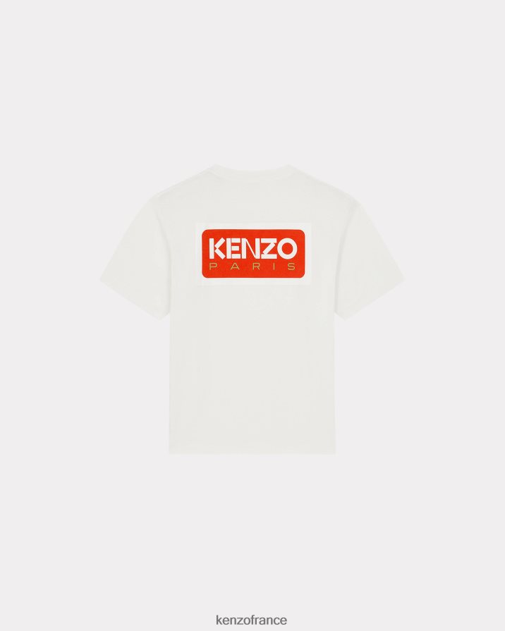vêtements Kenzo t-shirt oversize paris blanc cassé Hommes LFF6X068