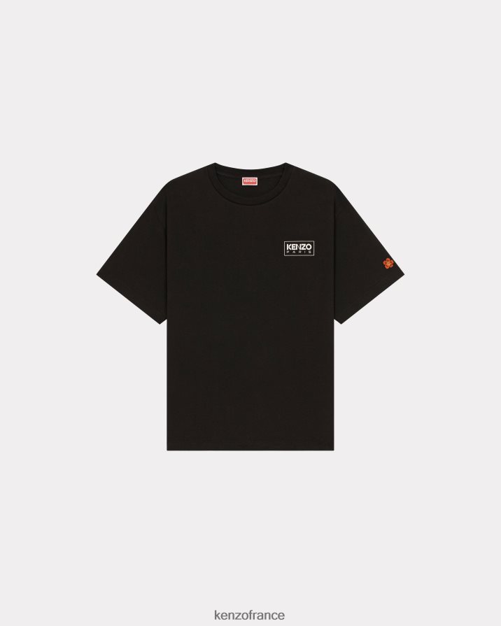 vêtements Kenzo t-shirt oversize paris noir Hommes LFF6X0100