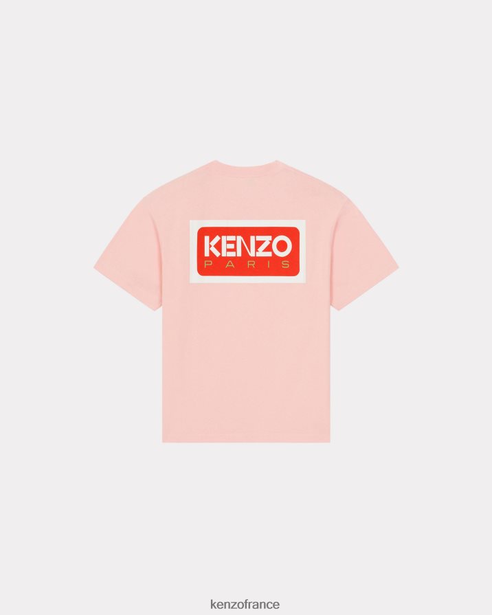 vêtements Kenzo t-shirt oversize paris rose fané Hommes LFF6X0283