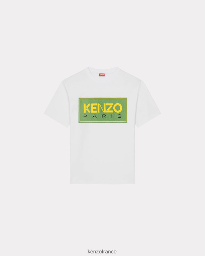 vêtements Kenzo t-shirt parisien blanc Hommes LFF6X0293