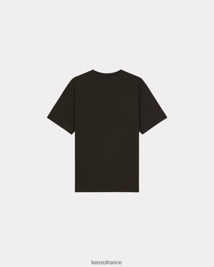 vêtements Kenzo t-shirt parisien noir Hommes LFF6X0155