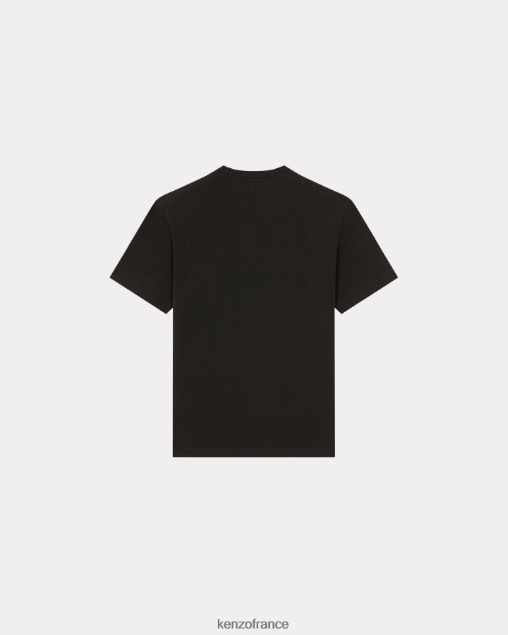 vêtements Kenzo t-shirt parisien noir Hommes LFF6X0179
