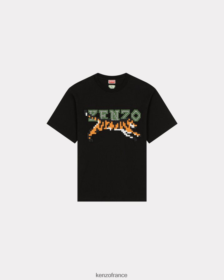 vêtements Kenzo t-shirt "pixel" noir Hommes LFF6X014