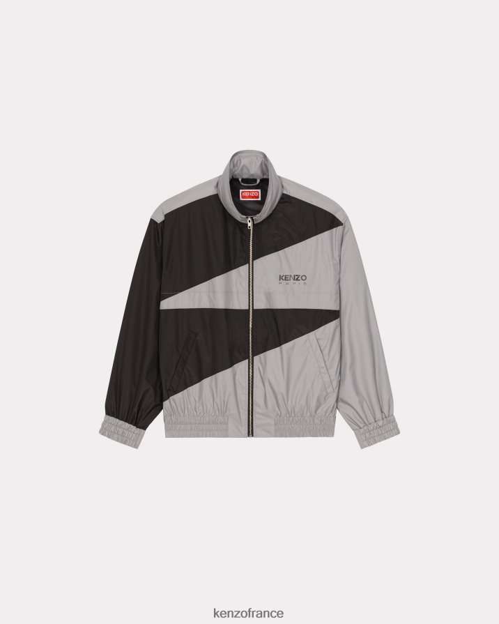 vêtements Kenzo coupe-vent rétro bicolore noir Hommes LFF6X0246