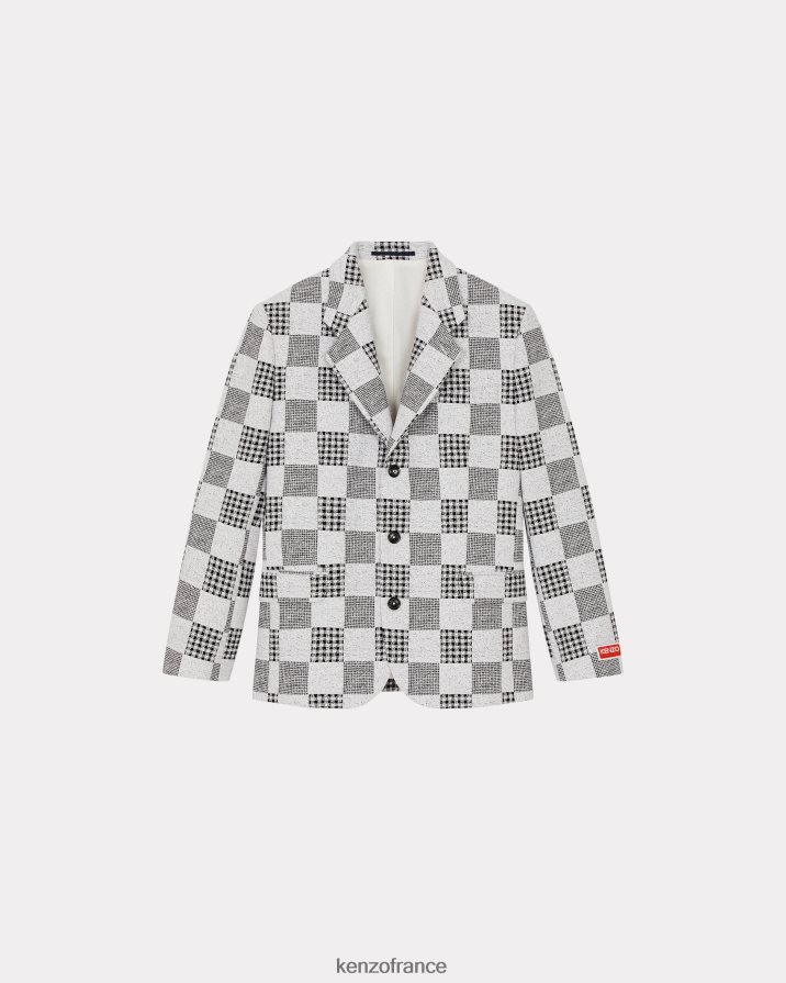 vêtements Kenzo veste à carreaux bleu nuit Hommes LFF6X0256
