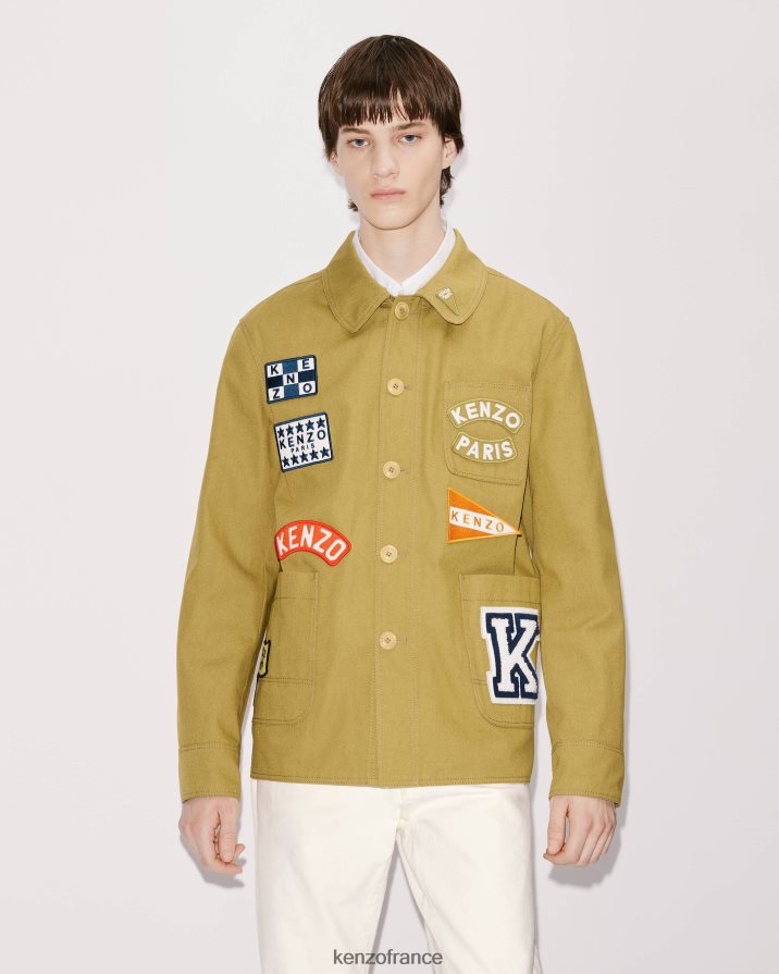 vêtements Kenzo veste de travail de marin tabac Hommes LFF6X0276