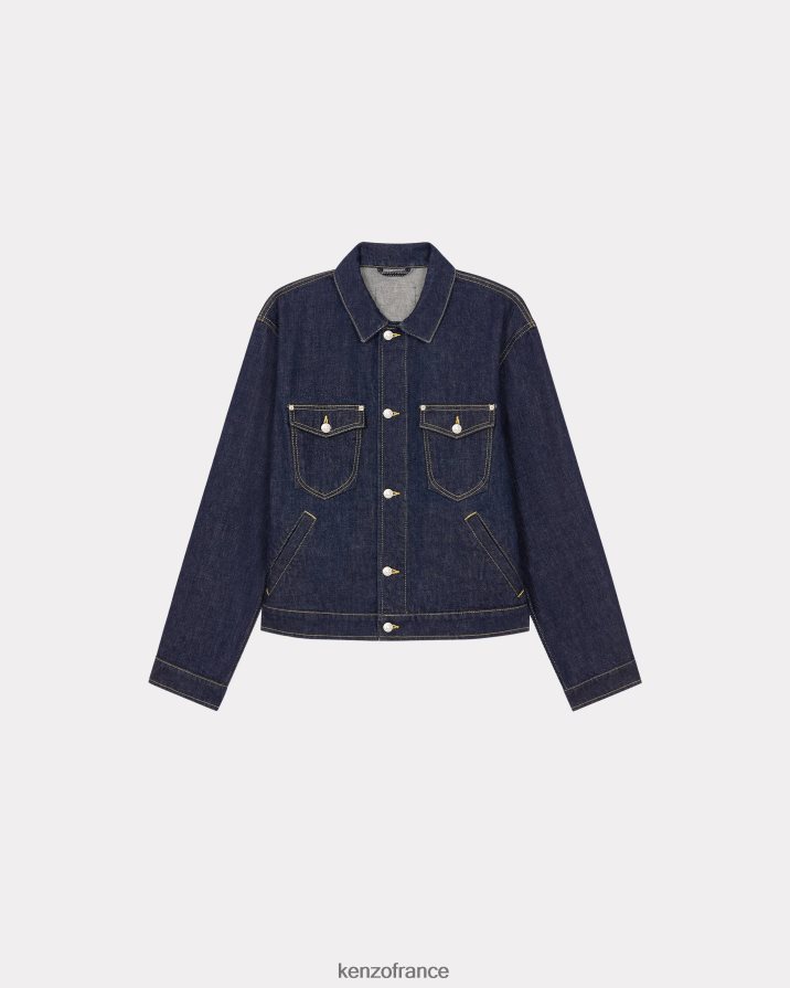 vêtements Kenzo veste en jean encre Hommes LFF6X0334