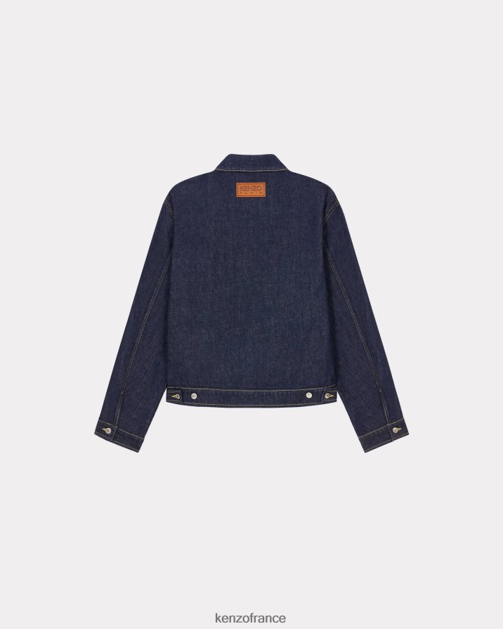 vêtements Kenzo veste en jean encre Hommes LFF6X0334