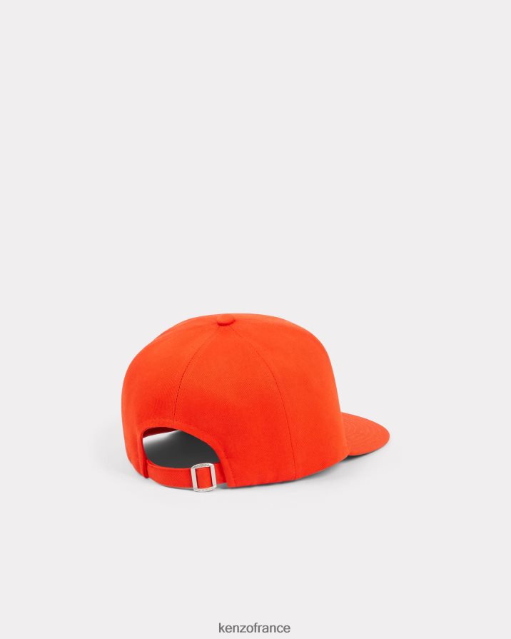 accessoires Kenzo casquette de baseball parisienne rouge moyen unisexe LFF6X0841