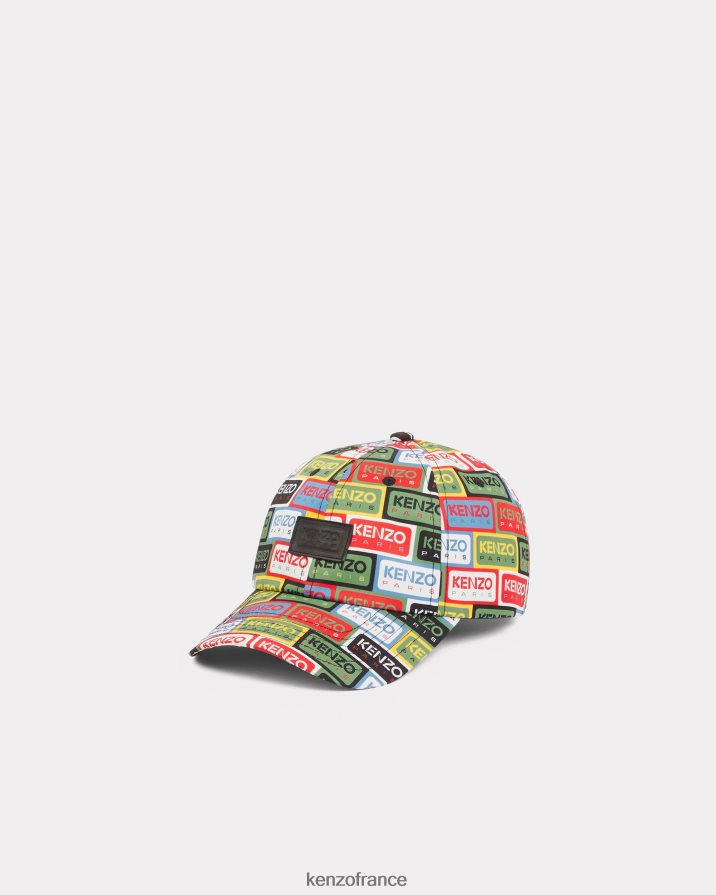accessoires Kenzo casquette des étiquettes multicolore unisexe LFF6X0851