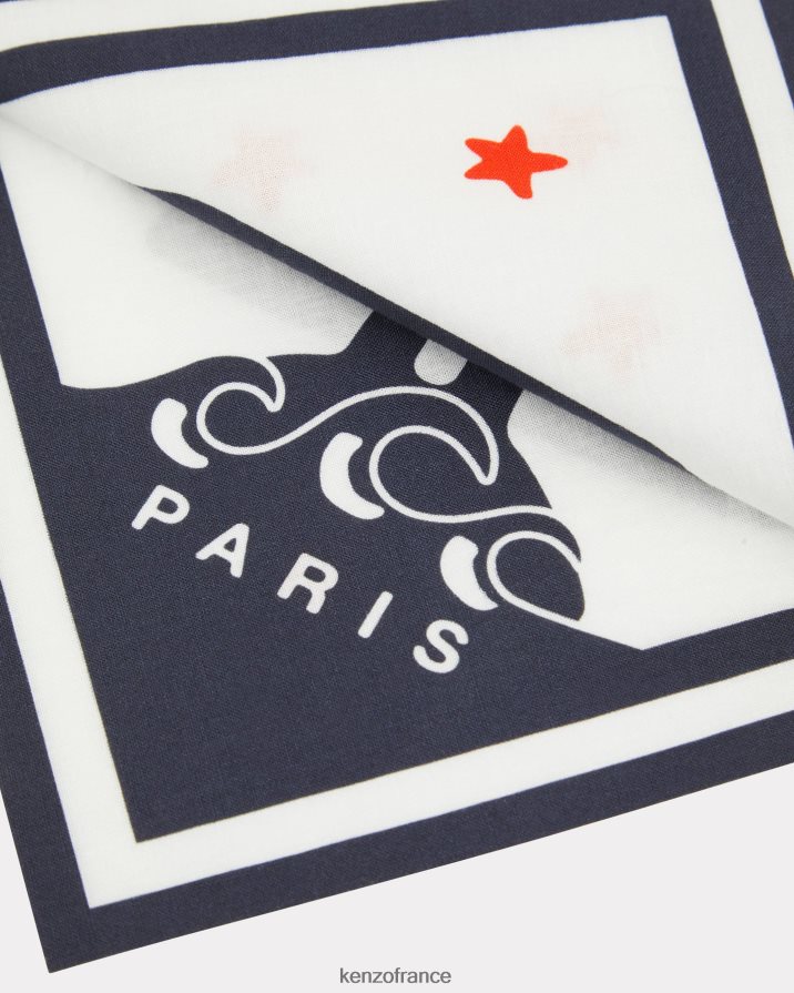 accessoires Kenzo bandana du phare blanc cassé unisexe LFF6X0836