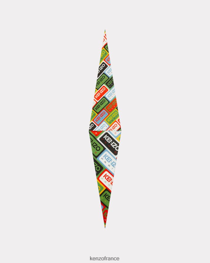 accessoires Kenzo écharpe avec drapeau de baseball multicolore unisexe LFF6X0875