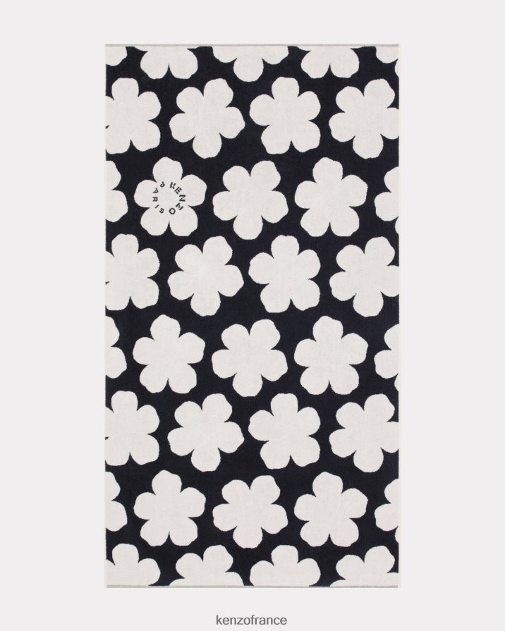 accessoires Kenzo serviette de plage hana dots bleu marine unisexe LFF6X0925