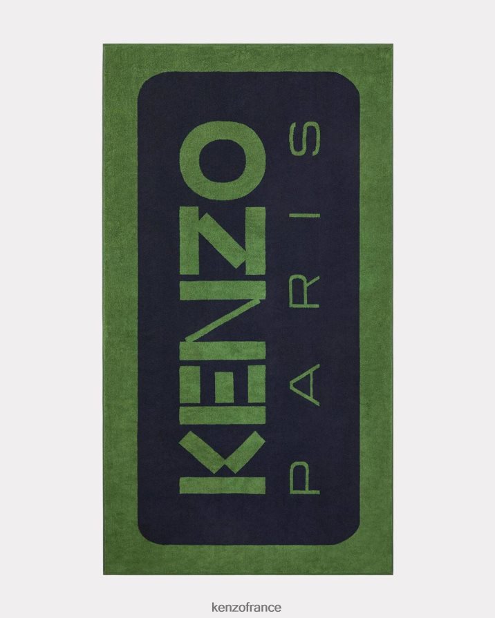 accessoires Kenzo serviette de plage paris bleu marine unisexe LFF6X0921